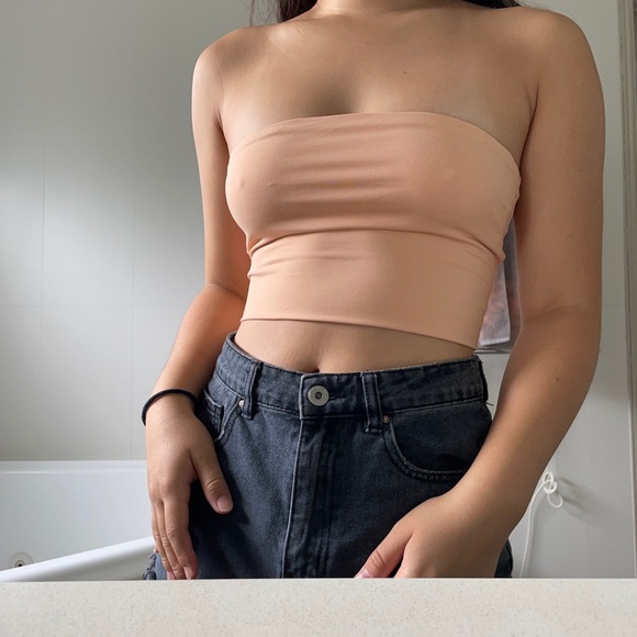 supre orange boob tube, bandeau top - Picture 4 of 4